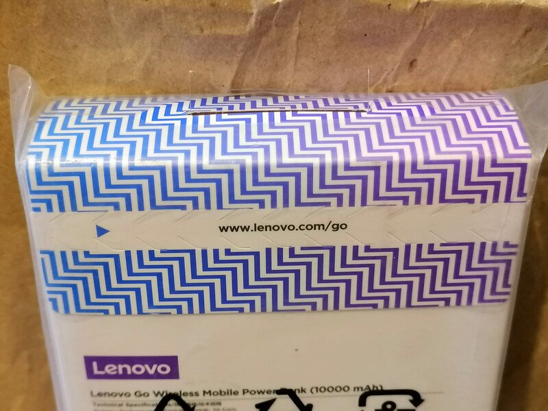 Acumulator extern Lenovo GO wireless 10000 mAh USB-C, nou, sigilat garantie